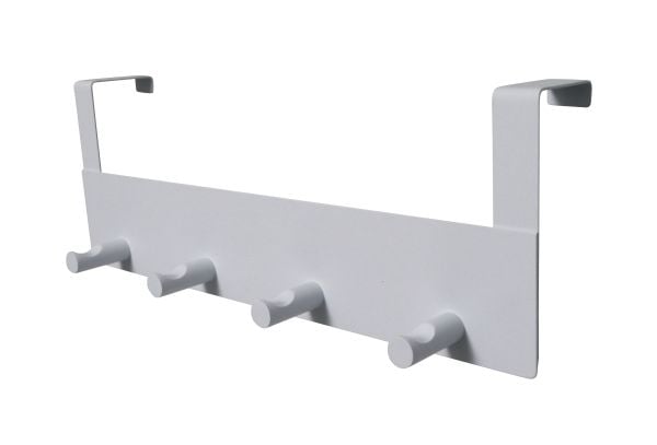 HOME It® dørknagerække med 4 knage 11,4 x 32 x 4,4 cm mat hvid