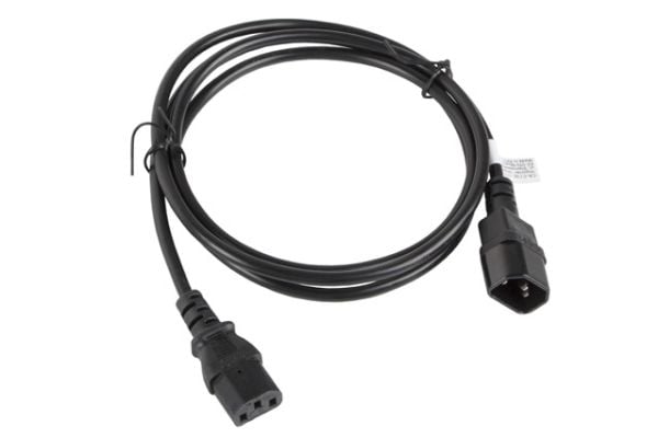 Lanberg CA-C13E-11CC-0018-BK, 1,8 m, C13 liitin, C14 liitin