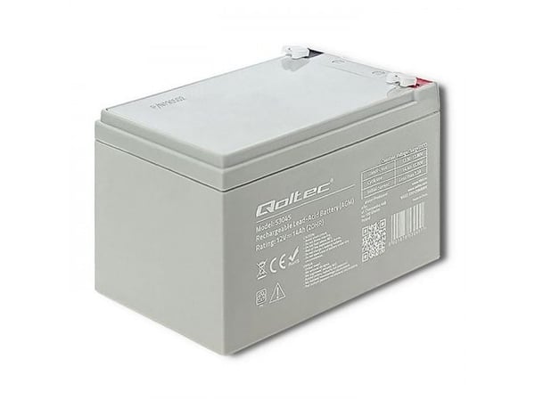 Qoltec - UPS-batteri - 1 x batteri - blysyre - 14 Ah
