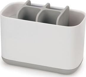 Joseph Joseph 70510, Vapaasti seisova hammasharjateline, harmaa, pesuallas, pöytä, ikkuna, 171 mm, 86 mm, 128 mm