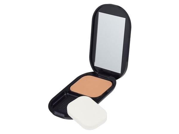 Max Factor Facefinity Compact, Kompakti kotelo, Jauhe, Universaali, Vähentää öljyisyyttä, Toffee, Matta