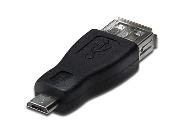 Akyga - USB-adapter - USB (hunn) til Micro-USB type B (hann) - USB OTG - svart