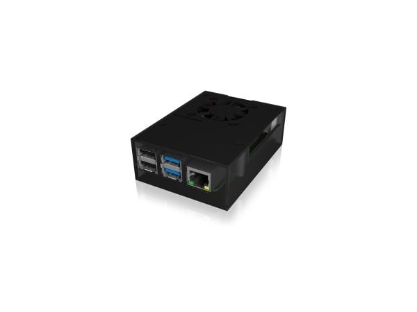 Icy Box suojakotelo IcyBox suojakotelo Raspberry Pi 4 ulkoinen vähittäismyyntipakkaus