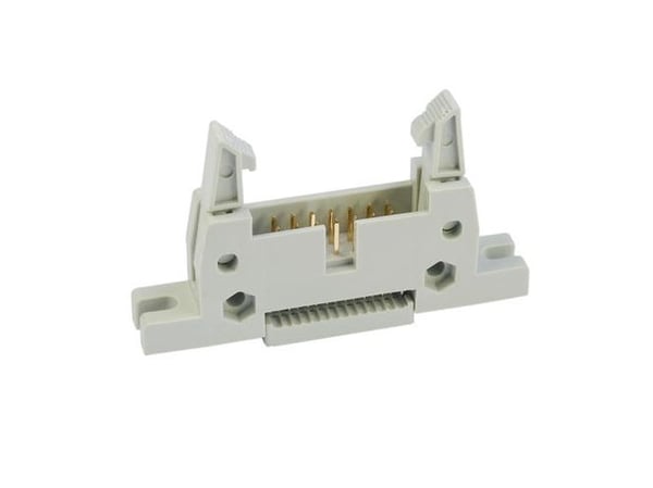 econ connect WS10SKVL, DIN 41651, Grå, Kopper, Termoplastisk polyester (PBT), 1000 V, 5000 mO, 3 A