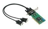 Moxa CP-132UL-DB9M, PCI, 2x DB25 FM (RS-422/485), Grønn, CE, FCC, ROHS, 0 - 55 °C, 5 - 95%