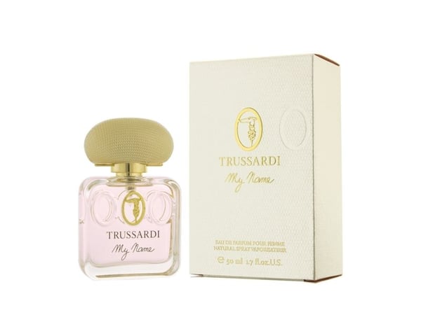 Trussardi My Name, Kvinner, 50 ml, Flaske uten gjenfyll, Heliotrope (plante), Violet, White lilac, Musc Parfyme , menn, Vanilje, Ambroxide