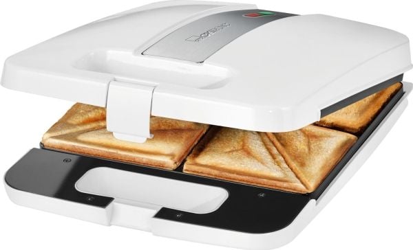 Clatronic ST 3629, Hvit, Rustfritt stål, Oppvarming, Kraft indikator, 1200 W, 220 - 240 V, 50 - 60 Hz