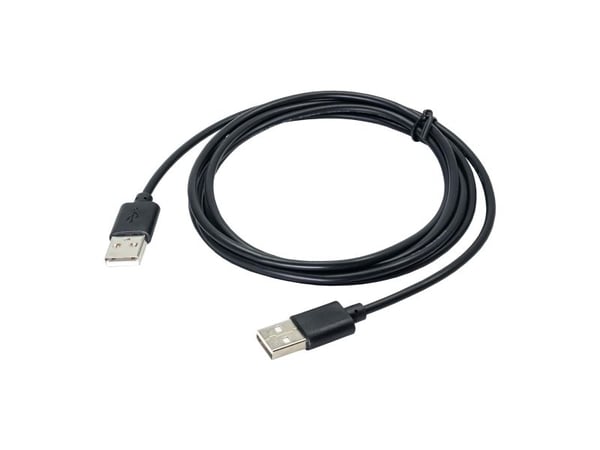 Akyga - USB-kabel - USB (hann) til USB (hann) - USB 2.0 - 1.8 m - svart