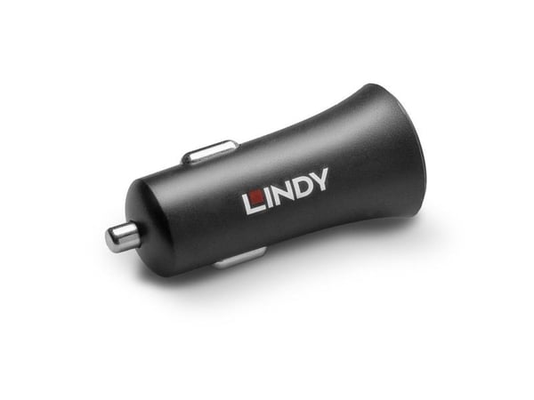 Lindy 73301, Automaattinen, sikarin sytytin, 12 V, 3 A, musta