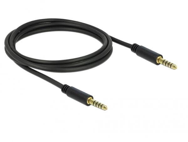 DeLOCK 85792, 4.4mm, Uros, 4.4mm, Uros, 2 m, Musta