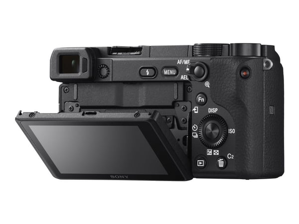 Sony a6400 ILCE-6400 - Digitalkamera - spegellöst - 24.2 MP - APS-C - 4 K / 30 fps - endast stomme - Wi-Fi, NFC, Bluetooth - svart