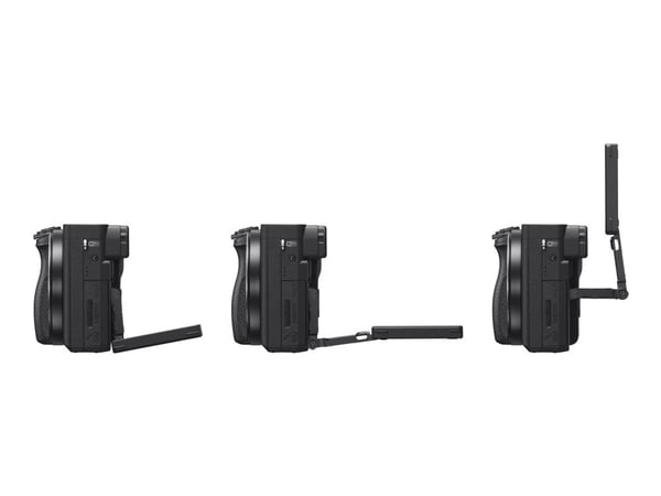 Sony a6400 ILCE-6400 - Digitalkamera - spegellöst - 24.2 MP - APS-C - 4 K / 30 fps - endast stomme - Wi-Fi, NFC, Bluetooth - svart