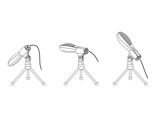 Delock - Mikrofon - USB - sortera