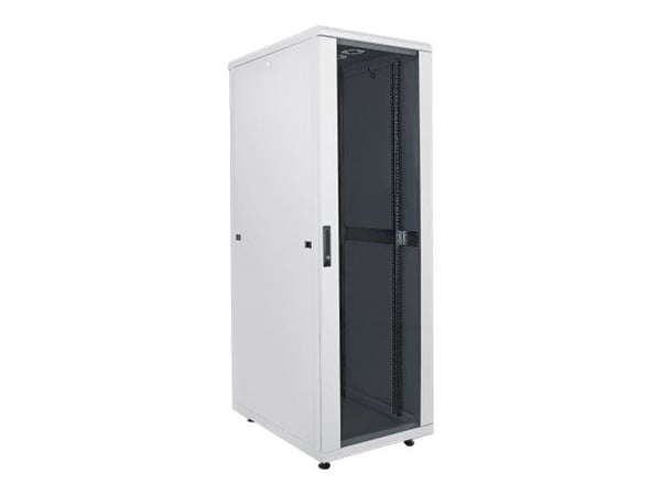 Intellinet Network Cabinet, Free Standing (Standard), 26U, Usable Depth 123 to 373mm/Width 503mm, Grey, Flatpack, Max 1500kg, Server Rack, IP20 rat...