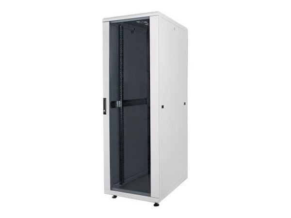 Intellinet Network Cabinet, Free Standing (Standard), 26U, Usable Depth 123 to 373mm/Width 503mm, Grey, Flatpack, Max 1500kg, Server Rack, IP20 rat...