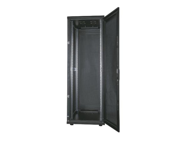 Intellinet Network Cabinet, Free Standing (Standard), 36U, Usable Depth 123 to 773mm/Width 503mm, Black, Flatpack, Max 1500kg, Server Rack, IP20 ra...