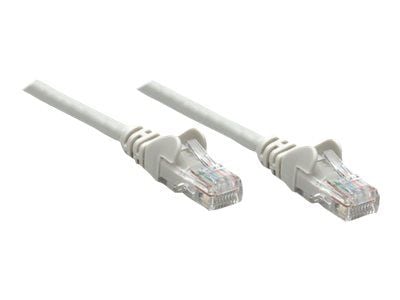 Intellinet Patchkabel RJ45 U/UTP Cat6 7.50m Hebelschutz grau