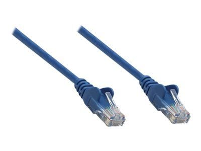 Intellinet Network Patch Cable, Cat5e, 1.5m, Blue, CCA, U/UTP, PVC, RJ45, Gold Plated Contacts, Snagless, Booted, Lifetime Warranty, Polybag - Kobl...