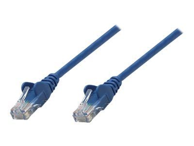 Intellinet Network Patch Cable, Cat5e, 1.5m, Blue, CCA, U/UTP, PVC, RJ45, Gold Plated Contacts, Snagless, Booted, Lifetime Warranty, Polybag - Kobl...