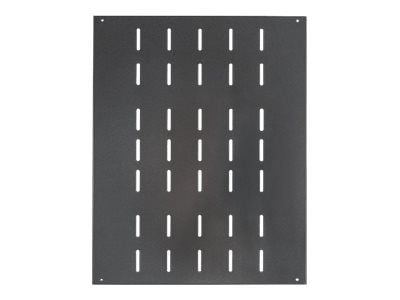 Intellinet 19" Fixed Shelf, 1U, 600mm Depth, Heavy-Duty, Max 100kg, Black - Rack-hylle - svart, RAL 9005 - 1U - 19"