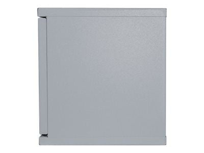 Intellinet Network Cabinet, Wall Mount (Standard), 6U, Usable Depth 265mm/Width 239mm, Grey, Assembled, Max 60kg, Metal & Glass Door, Back Panel, R...