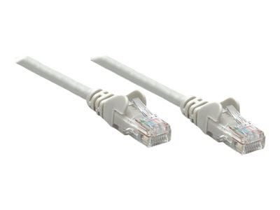 Intellinet Network Patch Cable, Cat6, 5m, Grey, CCA, U/UTP, PVC, RJ45, Gold Plated Contacts, Snagless, Booted, Lifetime Warranty, Polybag - Kobling...