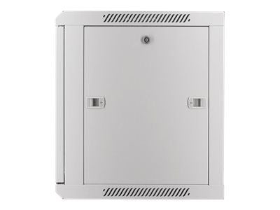Intellinet Network Cabinet, Wall Mount (Standard), 9U, Usable Depth 500mm/Width 540mm, Grey, Assembled, Max 60kg, Metal & Glass Door, Back Panel, R...