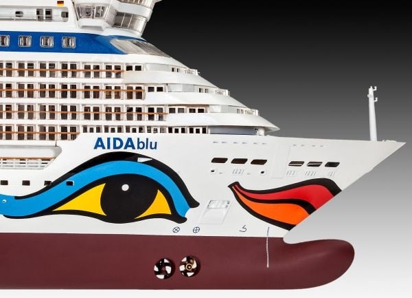 Revell AIDAblu, Passasjerskipsmodell, Monteringssett, 1:400, AIDA, Alle kjønn, Plast