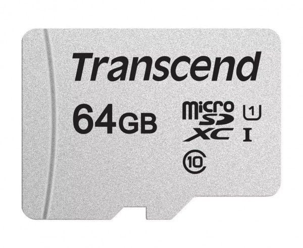 Transcend 300S - Flashminnekort - 64 GB - UHS-I U1 / Class10 - microSDXC