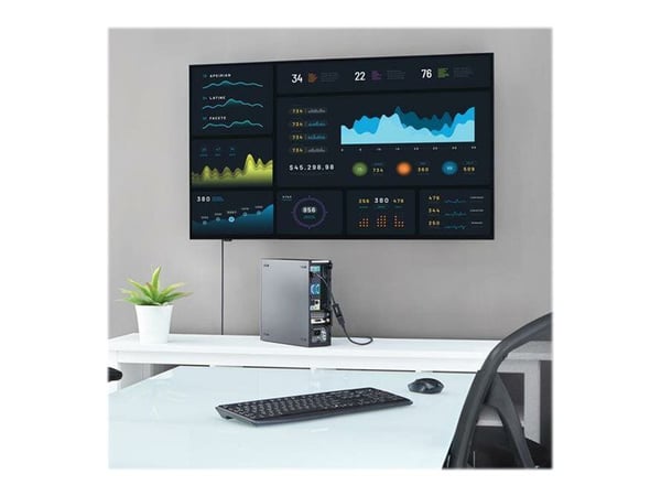 StarTech DisplayPort 1.2 HDMI-sovitin - 4K 30Hz - Aktiivinen ääni- ja videomuunnin DP-kannettaville tietokoneille ja HDMI-näytöille (DP2HD4KS) - Vi...
