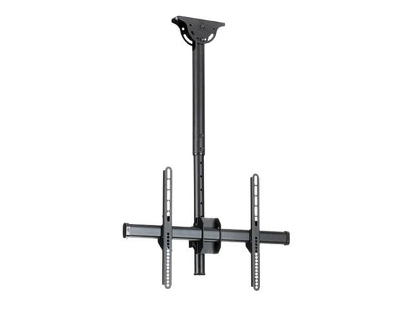 Startech Ceiling TV Mount - 1.8' to 3' Short Pole - Full Motion - Supports Displays 32" to 75" - For VESA Mount Compatible TVs (FPCEILPTBSP) - Brak...