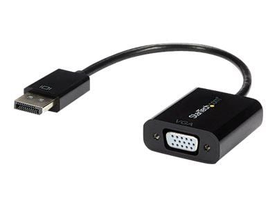 StarTech DisplayPort to VGA Display Adapter - 1080p 1920x1200 - Active DP to VGA (Male to Female) HD Video Converter for laptop/PC/Monitor (DP2VGA3...