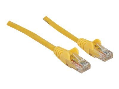 Intellinet Patchkabel RJ45 U/UTP Cat6 5.00m Hebelschutz gelb