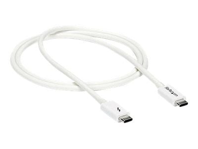 StarTech 6.6ft (2m) Thunderbolt 3 Cable, 20Gbps, 100W PD, 4K Video, Thunderbolt-Certified, Compatible w/ TB4/USB 3.2/DisplayPort - Thunderbolt-kabe...
