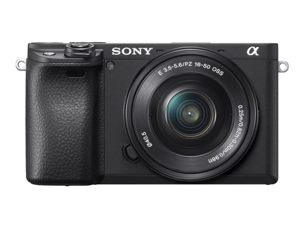 Sony a6400 ILCE-6400L - Digitalkamera - speilløst - 24.2 MP - APS-C - 4K / 30 fps - 3optisk x-zoom 16-50 mm-linse - Wi-Fi, NFC, Bluetooth - svart