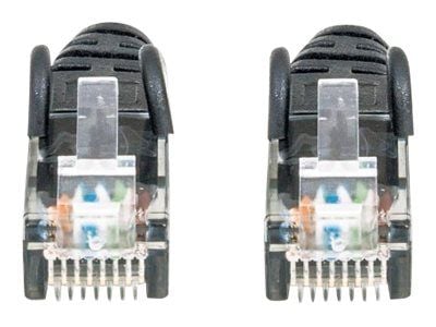 Intellinet Network Patch Cable, Cat6, 2m, Black, CCA, U/UTP, PVC, RJ45, Gold Plated Contacts, Snagless, Booted, Lifetime Warranty, Polybag - Koblin...