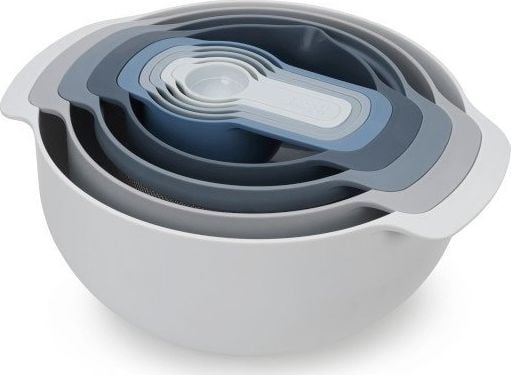 Joseph Joseph Nest, Sett, Blå, Grå, 4,5 l, 0,5 l, Polypropylen (PP), 1,65 l