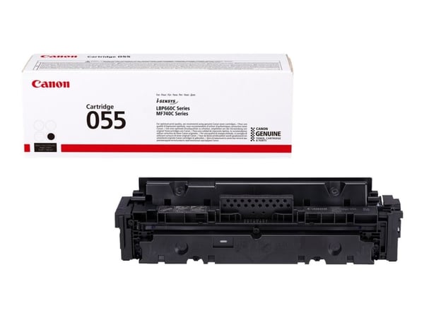 Canon 055 - Svart - original - tonerkassett - för imageCLASS LBP664, MF745; i-SENSYS LBP663, LBP664, MF742, MF744, MF746; Satera LBP662
