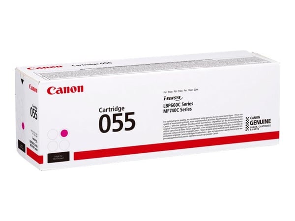 Canon 055, 2100 sivua, Magenta, 1 kpl