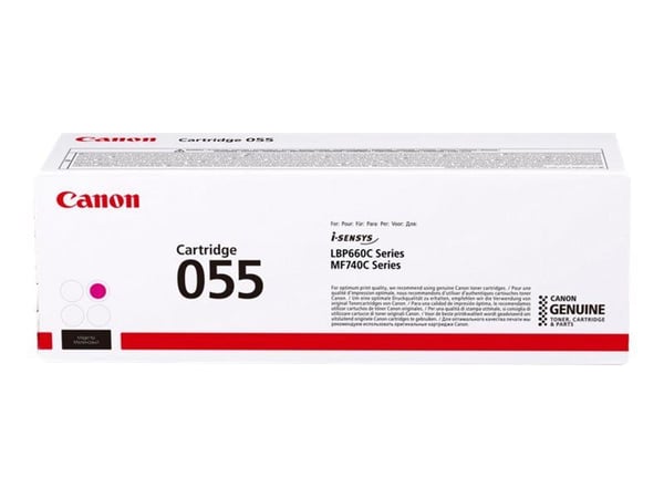 Canon 055, 2100 sivua, Magenta, 1 kpl