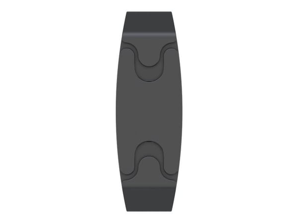 Multibrackets M Pro Series - Monteringskomponent (6 x kabelstyringsklips) - for LCD-skjerm - plastikk - svart - skinnemontering