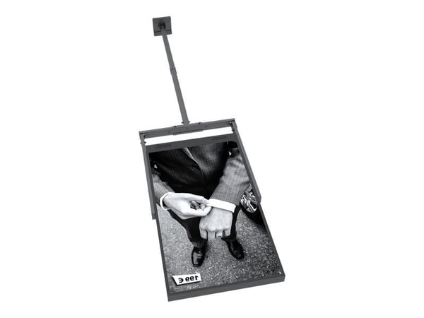 Multibrackets PRO Series M Ceiling Extension kit Pro - Asennussarja (kattoasennukseen, jatkoputki (3 m)) - LCD-näytölle - teräs - musta - näytön ko...