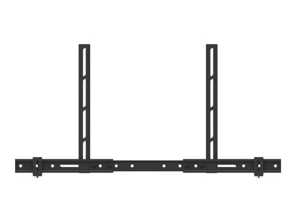 Multibrackets M - Monteringskomponent (universalmontering) - för soundbar - kraftigt stål - svart - skärmstorlek: 55"-110" - monteringsgränssnitt: ...
