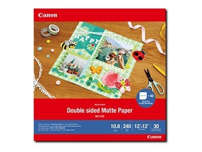 Canon Double-sided Matte Paper MP-101D - Matt - 275 mikroner - 304.8 x 304.8 mm - 240 g/m² - 30 ark papir