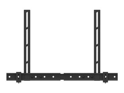 Multibrackets 7895, Tv:n kiinnike, 10 kg, Musta, Seinä, 800 x 400 mm, 42 cm