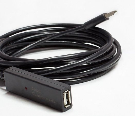 Alcasa GC-M0132, 10 m, USB A, USB A, USB 2.0, 480 Mbit/s, sortering