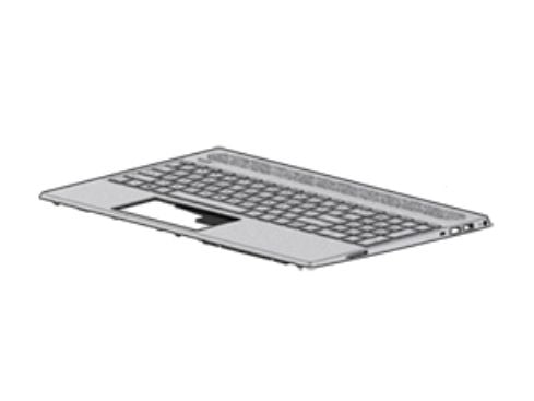HP L35339-B31, Kabinett + tastatur, Nederlandsk, Bakgrunnsbelyst tastatur, HP, Pavilion 15