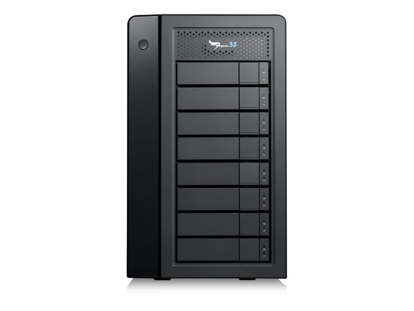 Promise Pegasus32 R8 - Hårddiskarray - 32 TB - 8 fack (SATA-600) - HDD 4 TB x 8 - Thunderbolt 3, USB 3.2 Gen 2 (extern)