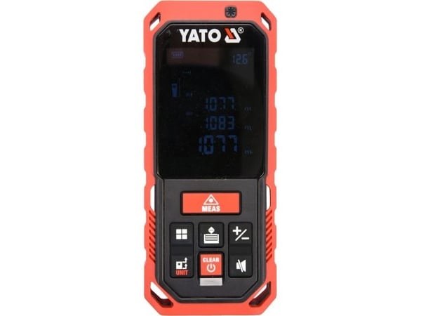 Yato YT-73126, Laseravstandsmåler, 40 m, Matrise Skriver, Inn, m, 0,2 m, 2 mm, 0 - 60 °C