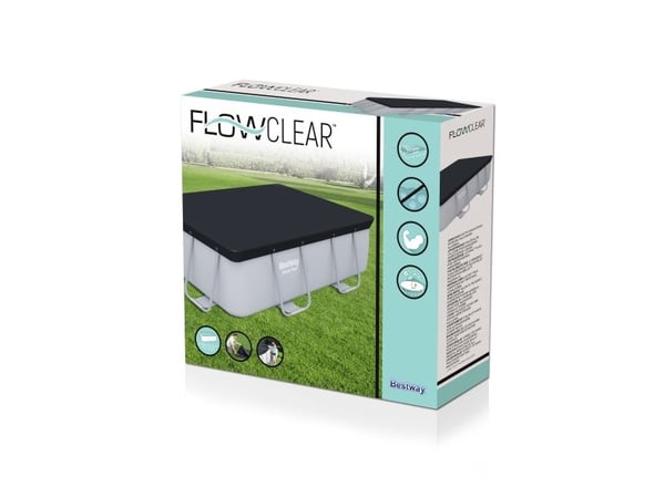 Bestway Overdækning 282 x 196 cm til Power Steel Frame Pools